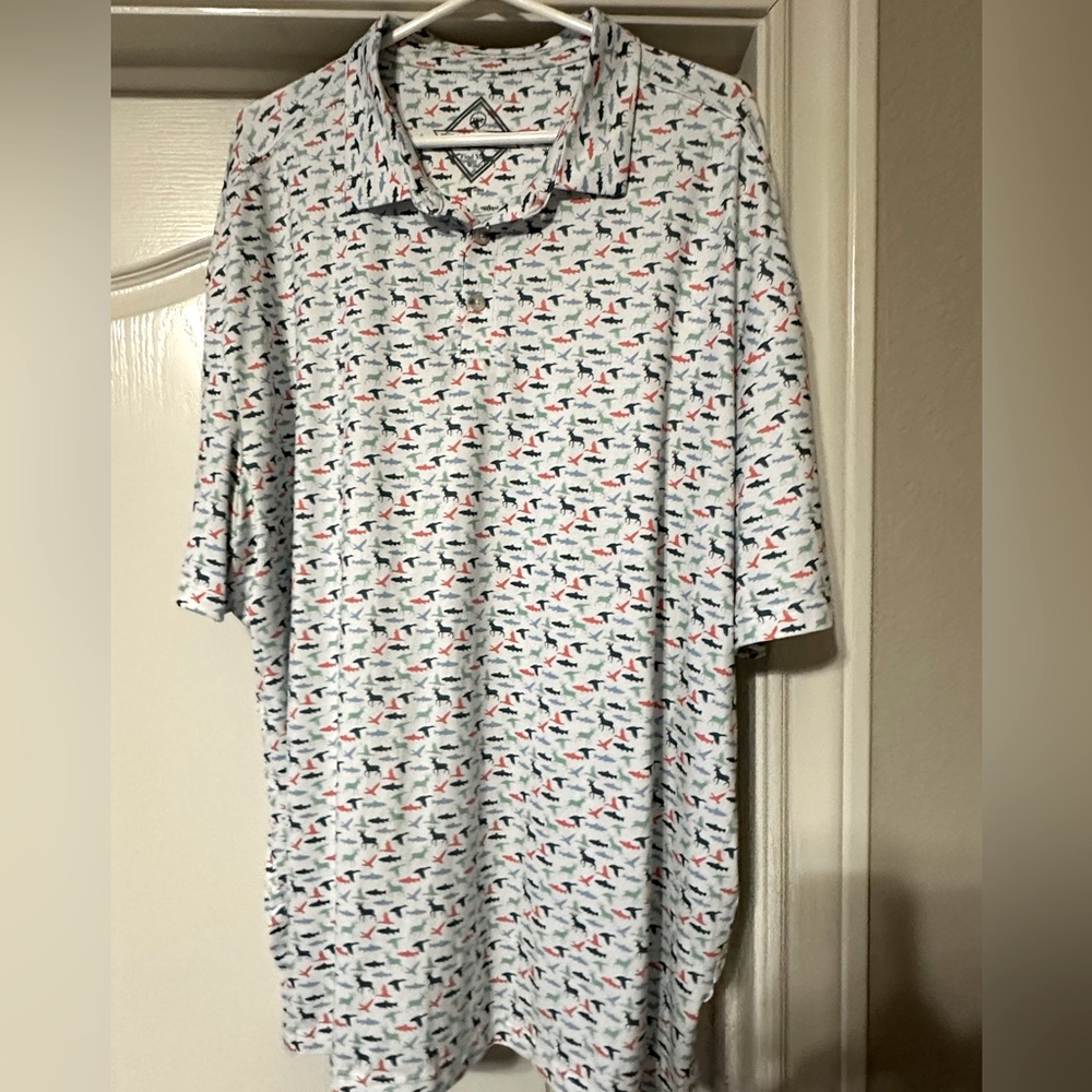 2XL men’s Burlebo performance polo